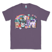 Lavender unicorn coffee cups Classic Tee - NancyCooperArtShop