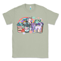 Matcha unicorn coffee cups Classic Tee - NancyCooperArtShop