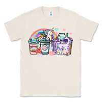 Natural unicorn coffee cups Classic Tee - NancyCooperArtShop