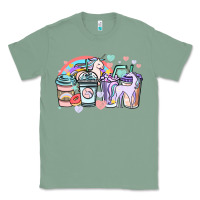 Sage unicorn coffee cups Classic Tee - NancyCooperArtShop