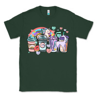 Sports Green unicorn coffee cups Classic Tee - NancyCooperArtShop