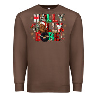 Chestnut holly jolly babe Premium Sweatshirt - CowGirlArtShop