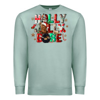 Seafoam holly jolly babe Premium Sweatshirt - CowGirlArtShop