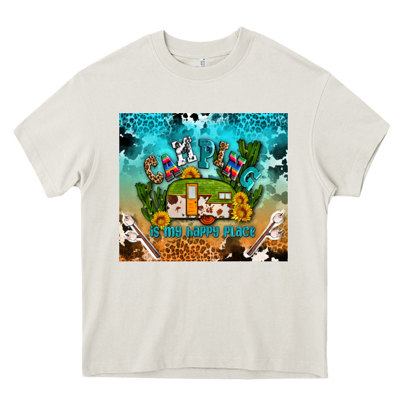 Camping Is My Happy Place Heavy Core Tee by AdoDesignShop | Teevron