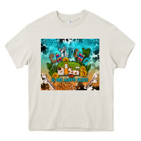 Cream camping is my happy place Heavy Core Tee - AdoDesignShop