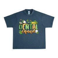 Midnight Navy dental squad Urban Heavy Tee - MaliasSmallBusiness