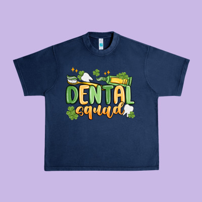 Dental Squad Urban Heavy Tee Designed By Maliassmallbusiness