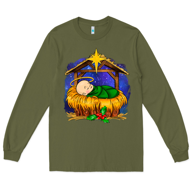Baby Jesus Long Sleeve Tee by MaliasSmallBusiness | Teevron