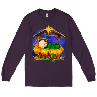 Plum baby jesus Long Sleeve Tee - MaliasSmallBusiness