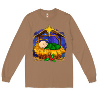 Toasted Coconut baby jesus Long Sleeve Tee - MaliasSmallBusiness