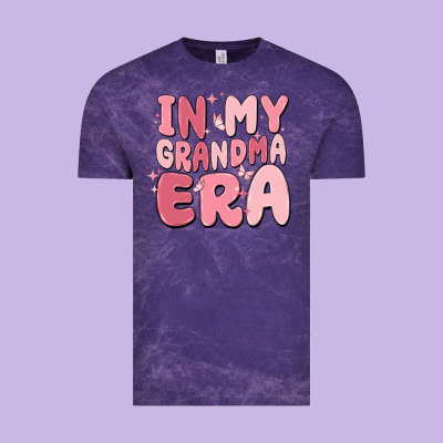In My Grandma Era Vintage Tee Designed By Maliassmallbusiness