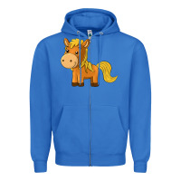 True Royal cute horse Zipper Hoodie - texasbilliewilder