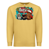 Antique Gold small town christmas Premium Sweatshirt - CowGirlArtShop