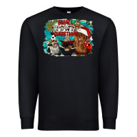 Black small town christmas Premium Sweatshirt - CowGirlArtShop