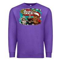 Purple small town christmas Premium Sweatshirt - CowGirlArtShop