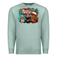Seafoam small town christmas Premium Sweatshirt - CowGirlArtShop