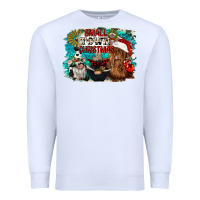 White small town christmas Premium Sweatshirt - CowGirlArtShop
