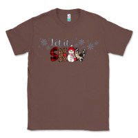 Chestnut Christmas let it snow Classic Tee - JahusDesignShop