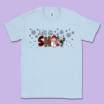 Christmas Let It Snow Classic Tee Designed By Jahusdesignshop