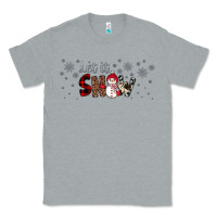 Heather Grey Christmas let it snow Classic Tee - JahusDesignShop