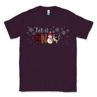 Plum Christmas let it snow Classic Tee - JahusDesignShop