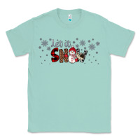 Seafoam Christmas let it snow Classic Tee - JahusDesignShop