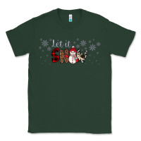 Sports Green Christmas let it snow Classic Tee - JahusDesignShop