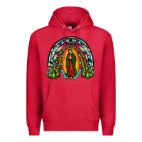 Cardinal our lady of guadalupe rainbow Premium Hoodie - JahusDesignShop