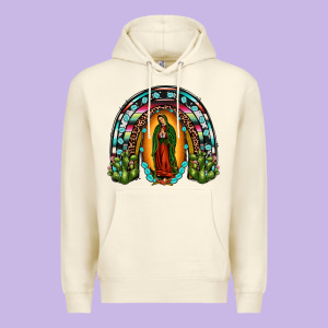 Our Lady Of Guadalupe Rainbow Premium Hoodie Designed By Jahusdesignshop