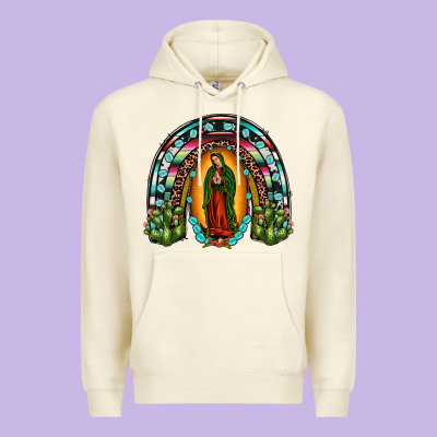 Our Lady Of Guadalupe Rainbow Premium Hoodie Designed By Jahusdesignshop
