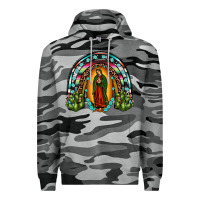 Slate Camo our lady of guadalupe rainbow Premium Hoodie - JahusDesignShop