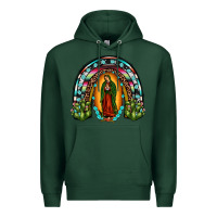 Sports Green our lady of guadalupe rainbow Premium Hoodie - JahusDesignShop