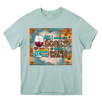 Arona all i need are books and wine Heavy Core Tee - JahusDesignShop
