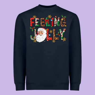Feeling Jolly Heavyweight Sweatshirt Designed By Nancycooperartshop