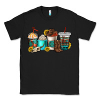 Black western coffee cups Classic Tee - NancyCooperArtShop