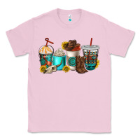 Bubblegum Pink western coffee cups Classic Tee - NancyCooperArtShop