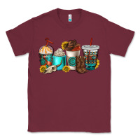 Burgundy western coffee cups Classic Tee - NancyCooperArtShop