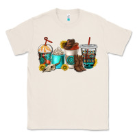 Natural western coffee cups Classic Tee - NancyCooperArtShop