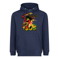 Navy breaking chains since 1865 Heavyweight Hoodie - CowGirlArtShop