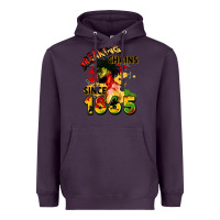 Plum breaking chains since 1865 Heavyweight Hoodie - CowGirlArtShop