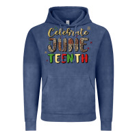Vintage Denim celebrate juneteenth Vintage Hoodie - MaliasSmallBusiness