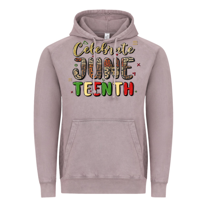 Celebrate Juneteenth Vintage Hoodie by MaliasSmallBusiness | Teevron