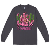 Smoke barbie cowgirl Long Sleeve Tee - MaliasSmallBusiness