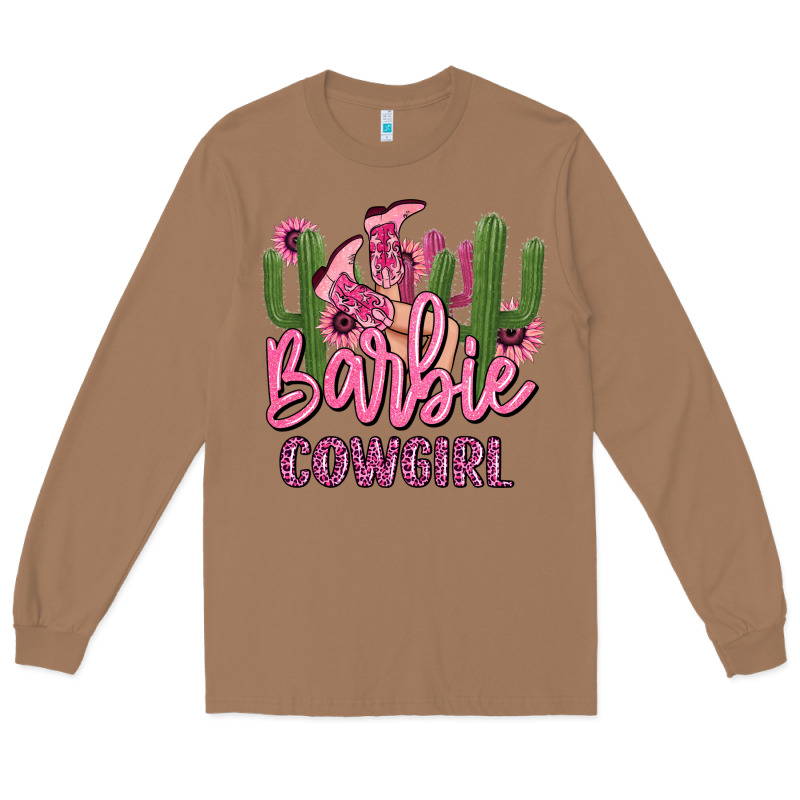 Barbie Cowgirl Long Sleeve Tee by MaliasSmallBusiness | Teevron