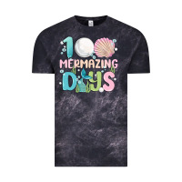 Cloud Black 100 mermazing days Vintage Tee - MaliasSmallBusiness