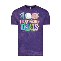 Cloud Purple 100 mermazing days Vintage Tee - MaliasSmallBusiness