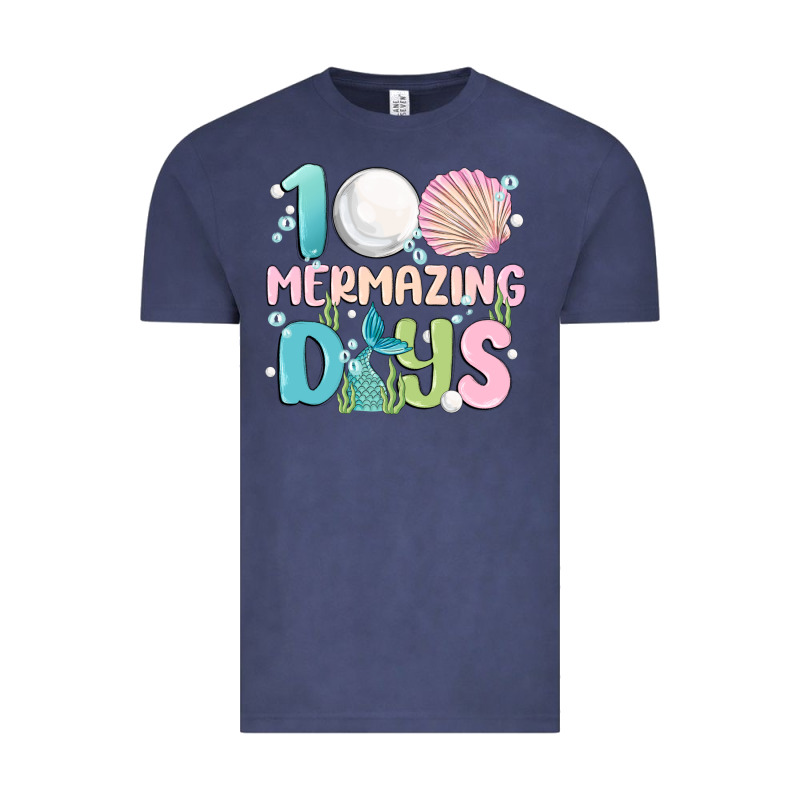 100 Mermazing Days Vintage Tee by MaliasSmallBusiness | Teevron
