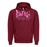 Burgundy cna s make the world go around and everyone knows Zipper Hoodie - texasbilliewilder