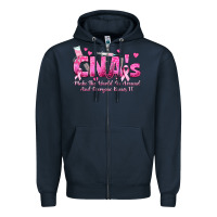 Navy cna s make the world go around and everyone knows Zipper Hoodie - texasbilliewilder