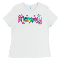 White mommy Ladies Tee - JahusDesignShop